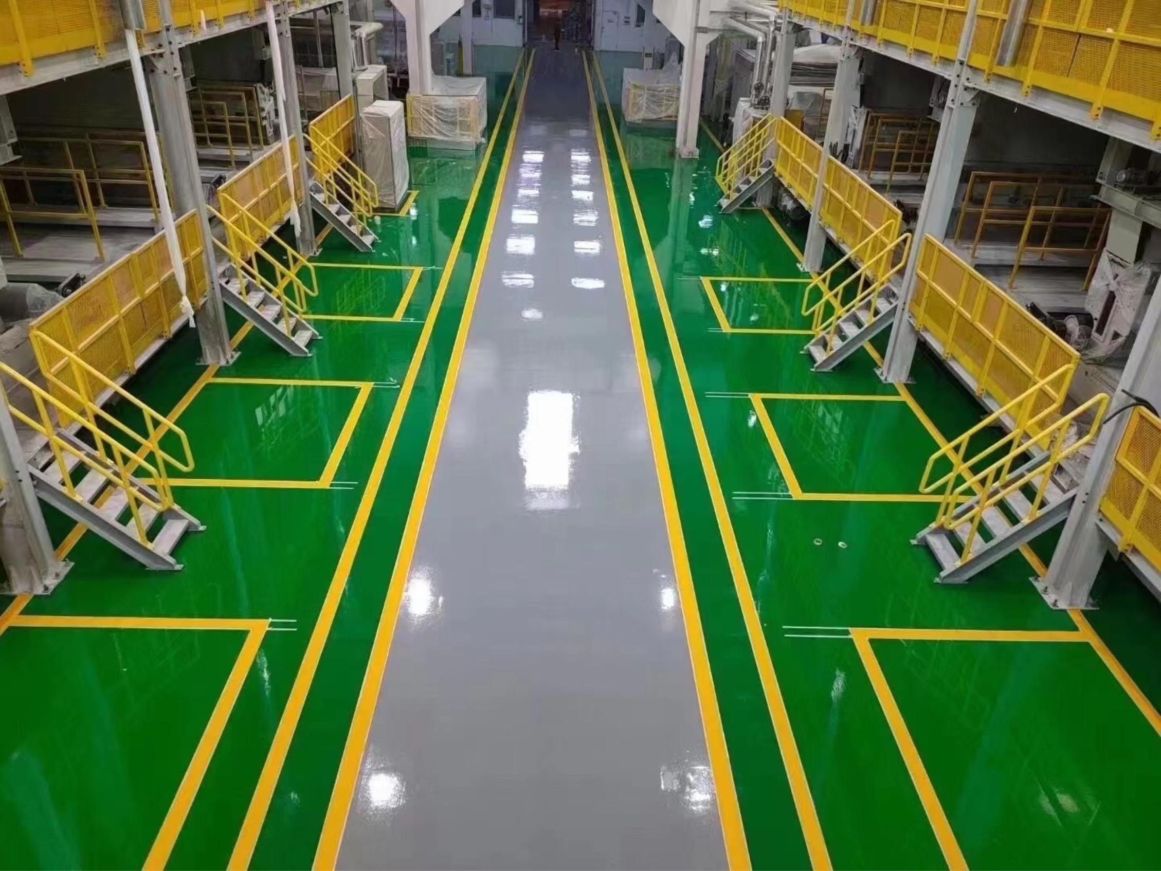 彩田BA-505C防靜電自流平地坪面漆-電子廠房、設(shè)備制造車間